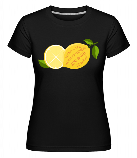 Lemon and Tequila -  Shirtinator Women's T-Shirt - Black - Vorn