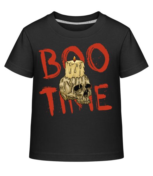 Boo Time - Kid's Shirtinator T-Shirt - Black - Front