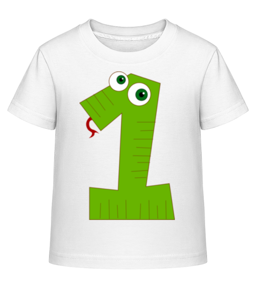 Snake One - Kid's Shirtinator T-Shirt - White - Front