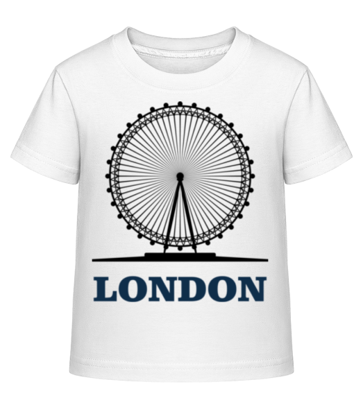 London Skyline - Kid's Shirtinator T-Shirt - White - Front