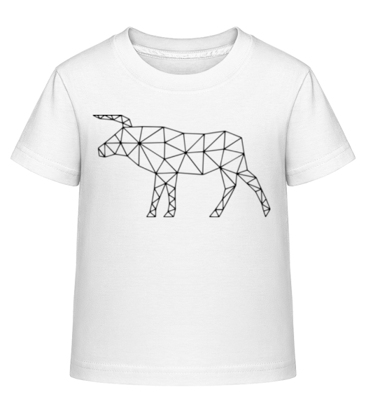 Polygon Bull - Kid's Shirtinator T-Shirt - White - Front