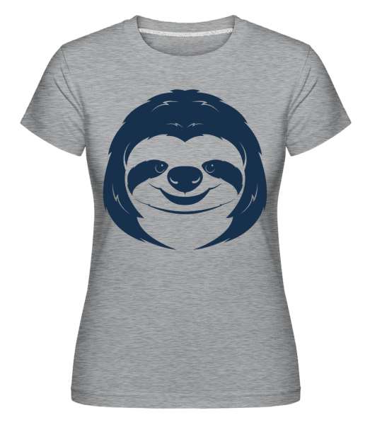 Cute Sloth Face -  Shirtinator Women's T-Shirt - Heather grey - Vorn