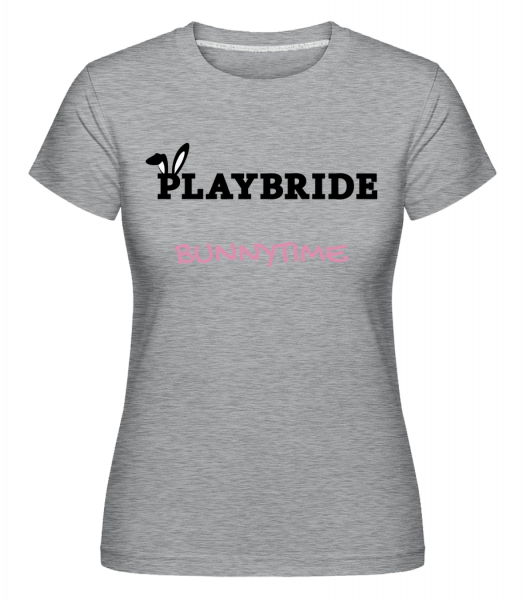 Playbride Bunnytime -  Shirtinator Women's T-Shirt - Heather grey - Vorn