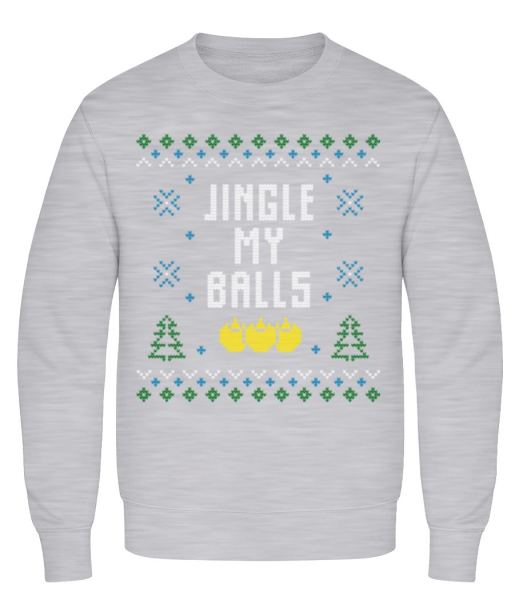 Jingle My Balls - Men's Sweatshirt - Heather grey - Front
