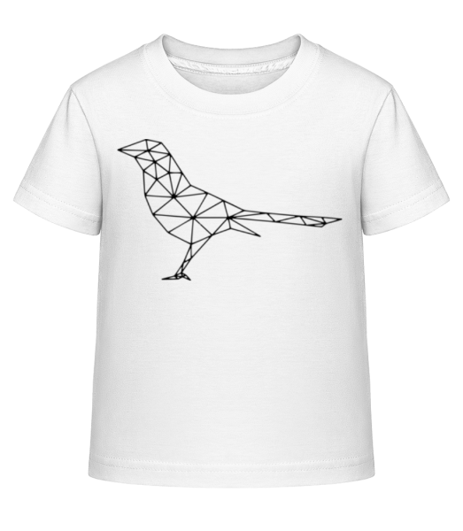 Polygon Bird - Kid's Shirtinator T-Shirt - White - Front