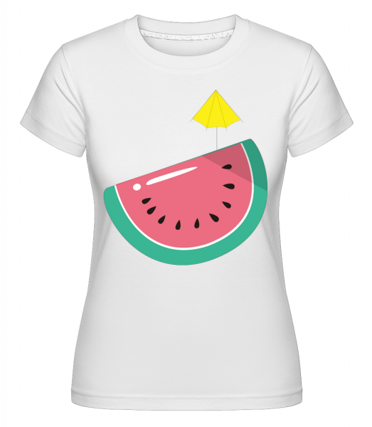 Sun Melon -  Shirtinator Women's T-Shirt - White - Vorn