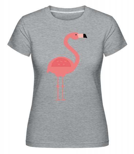 Flamingo Image -  Shirtinator Women's T-Shirt - Heather Grey - Vorn