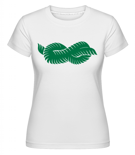 Plant Icon Green -  Shirtinator Women's T-Shirt - White - Vorn