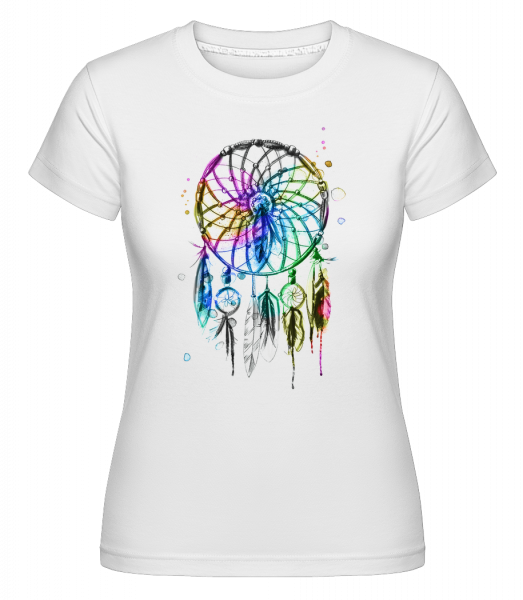 Mystical Dream Catcher -  Shirtinator Women's T-Shirt - White - Vorn