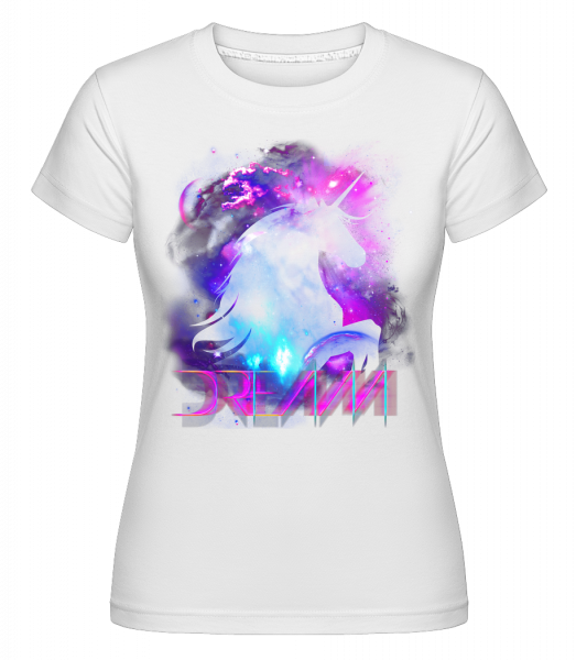 Dream Unicorn -  Shirtinator Women's T-Shirt - White - Vorn