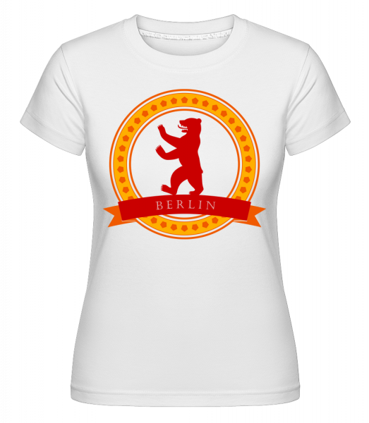 Berlin Bear Icon -  Shirtinator Women's T-Shirt - White - Vorn