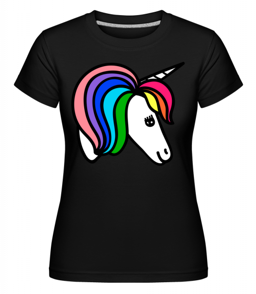 Unicorn Rainbow -  Shirtinator Women's T-Shirt - Black - Vorn