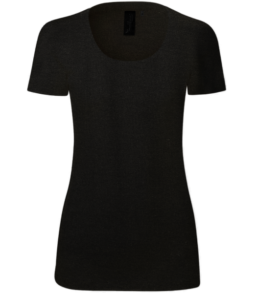 Merino women's T-shirt - Black - Front