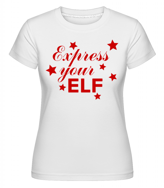 Express Your Elf -  Shirtinator Women's T-Shirt - White - Vorn