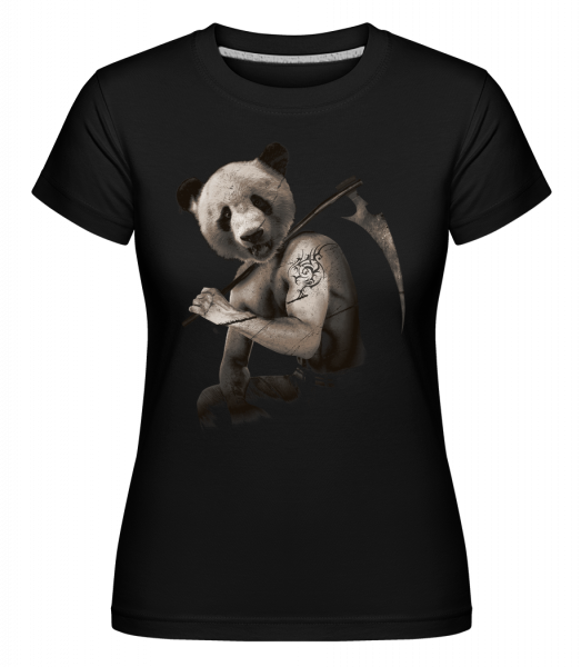 Scythe Panda -  Shirtinator Women's T-Shirt - Black - Vorn