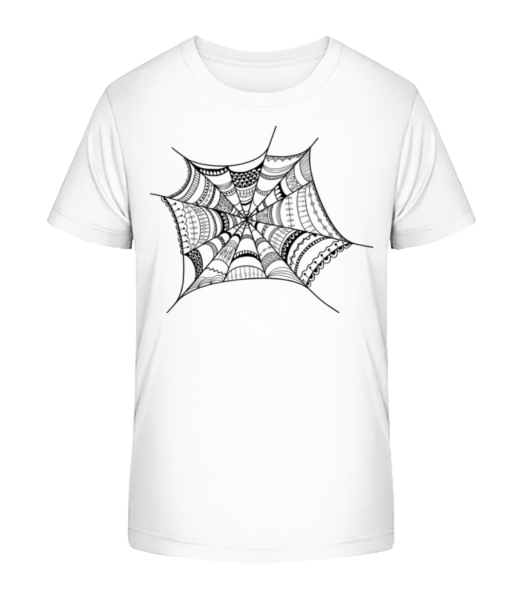 Spider Web - Kid's Bio T-Shirt Stanley Stella - White - Front
