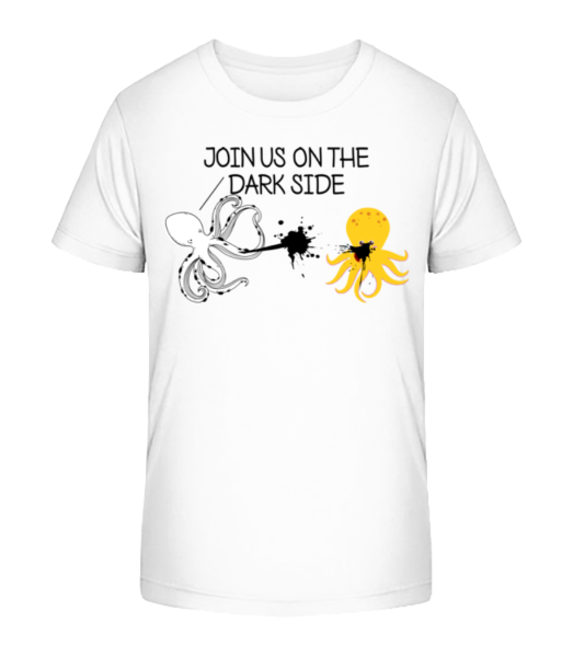 Join The Dark Side - Kid's Bio T-Shirt Stanley Stella - White - Front
