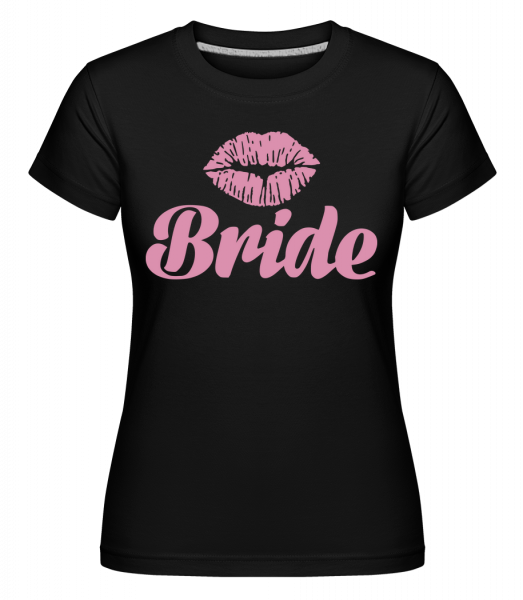 Bride Kiss -  Shirtinator Women's T-Shirt - Black - Vorn