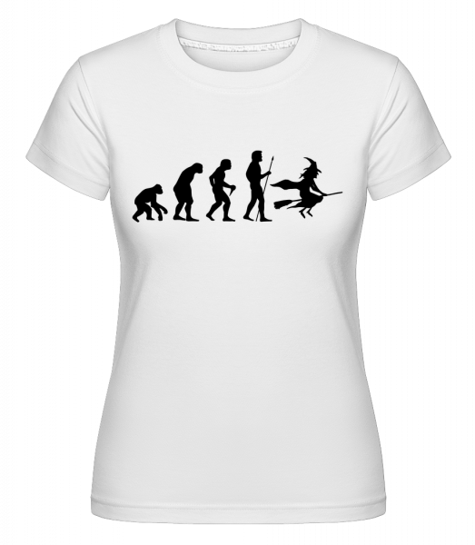 Halloween Evolution -  Shirtinator Women's T-Shirt - White - Vorn