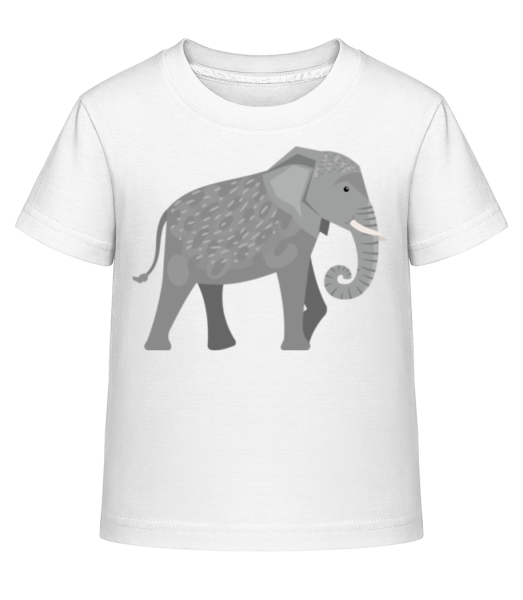 Elephant - Kid's Shirtinator T-Shirt - White - Front