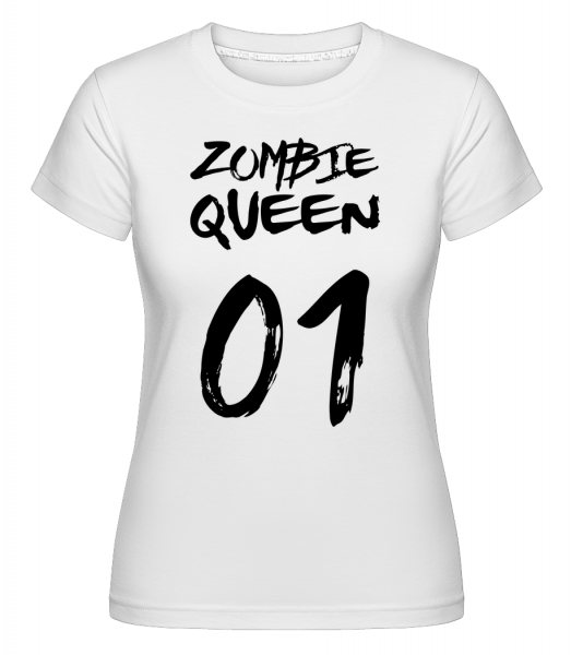 Zombie Queen -  Shirtinator Women's T-Shirt - White - Vorn