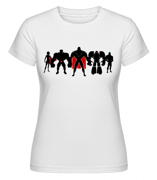 Superman League -  Shirtinator Women's T-Shirt - White - Vorn