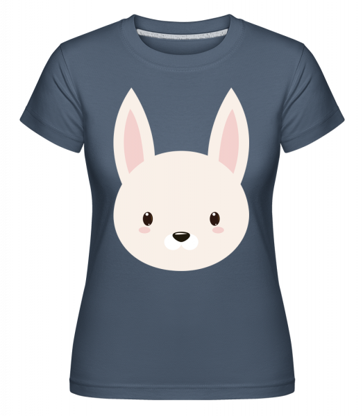 Bunny Comic -  Shirtinator Women's T-Shirt - Denim - Vorn