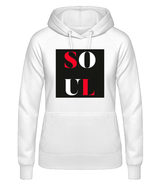 Soul Mate - Women's Hoodie - White - Front