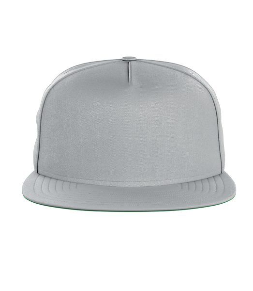Snapback Cap - Grey - Front
