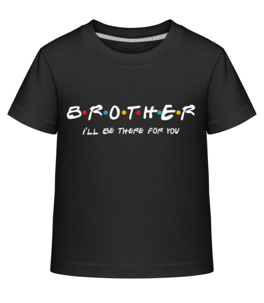 Brother Friends - Kid's Shirtinator T-Shirt - Black - Front