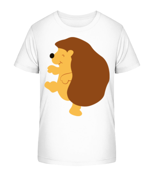 Kids Comic - Hedgehog - Kid's Bio T-Shirt Stanley Stella - White - Front