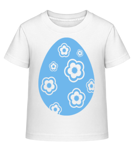 Easter Egg Icon - Kid's Shirtinator T-Shirt - White - Front