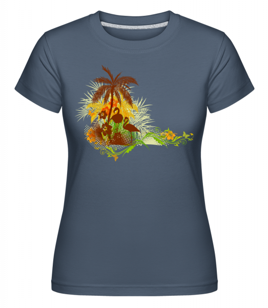 Summer Icon -  Shirtinator Women's T-Shirt - Denim - Vorn