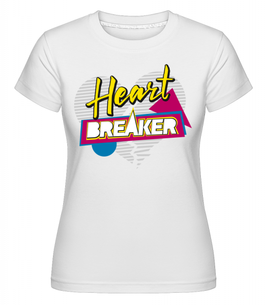 Heart Breaker -  Shirtinator Women's T-Shirt - White - Vorn