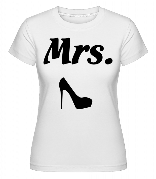 Mrs. Wedding -  Shirtinator Women's T-Shirt - White - Vorn