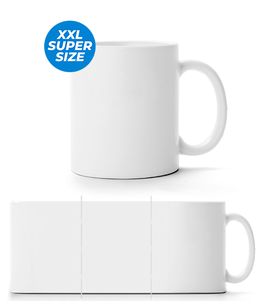 Large Mug - White - Front